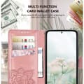 Miniatyrbillede 4 af 6: Samsung S24 Plus Pung-etui PU-læder 4-LOMMES Motiv Sommerfugl