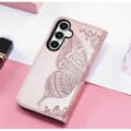 Miniatyrbillede 6 af 6: Samsung S24 Plus Pung-etui PU-læder 4-LOMMES Motiv Sommerfugl