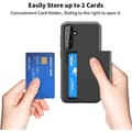 Miniatyrbillede 2 af 6: Samsung S24 Plus Stöttåligt Skal Kortfack StreetWise - Sort