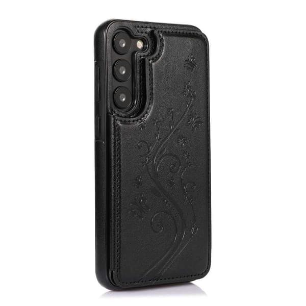 Samsung S24 Plus Stødsikker Cover Kortholder 3-SLOT Flippr V2 - Sort