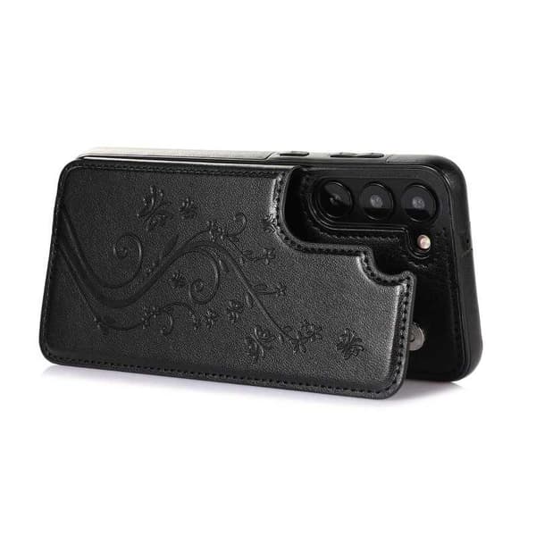 Samsung S24 Plus Stødsikker Cover Kortholder 3-SLOT Flippr V2 - Sort