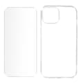 Miniatyrbild 2 av 4: Fodral till iPhone 15 AVIZAR - Silikongel och 9H härdat glas - Genomskinlig