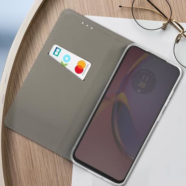 AVIZAR Fodral till Motorola G84 - Stativfunktion - Grön