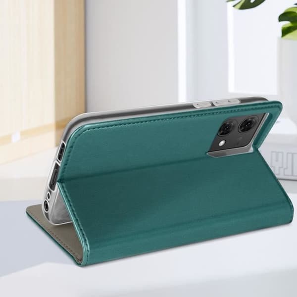 AVIZAR Fodral till Motorola G84 - Stativfunktion - Grön