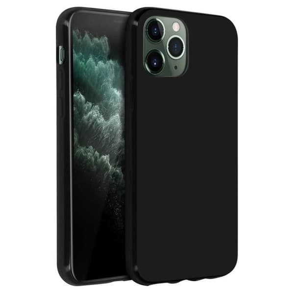 Coque - AVIZAR - iPhone 11 Pro Max - Silikon Gel Flexibel - Svart - Ultra-tunn