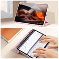 Miniatyrbild 3 av 4: Hölster - DUX DUCIS - Toby - Rosa - Tangentbordssupport - Heltäckande skydd - Kompatibel med Galaxy Tab S9 FE Plus