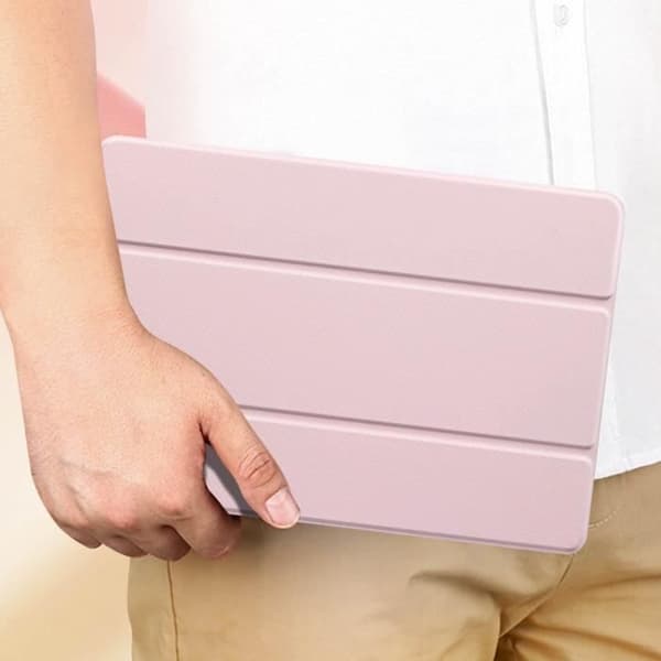 Hölster - DUX DUCIS - Toby - Rosa - Tangentbordssupport - Heltäckande skydd - Kompatibel med Galaxy Tab S9 FE Plus