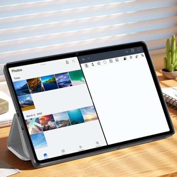 Fodral till Xiaomi Redmi Pad SE - AVIZAR - Trifold Support Video och tangentbord - Grå