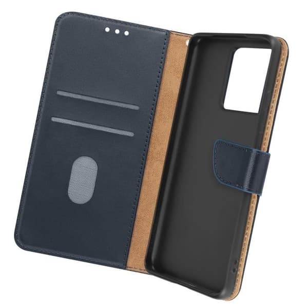 Fodral till Motorola Edge 40 Neo - AVIZAR - Wallet Flip Video Support - Blå