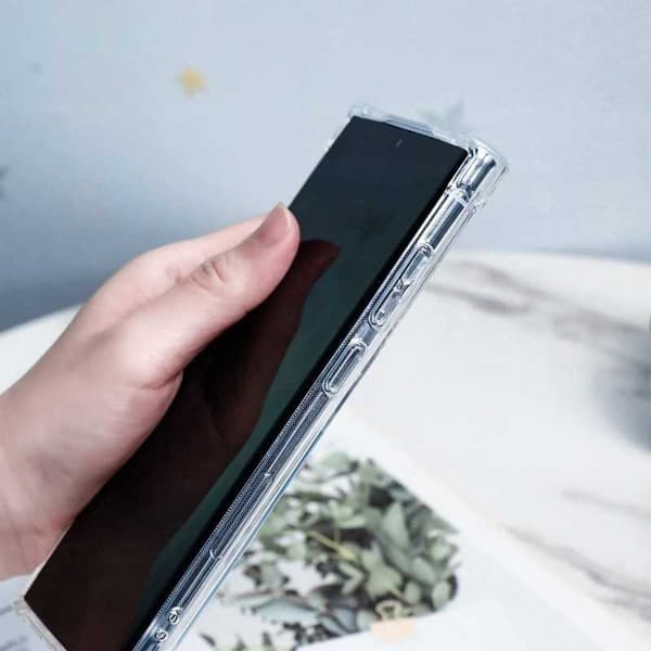 Stöttåligt Skal med Kortfack Förstärkta Hörn Samsung S24 Ultra