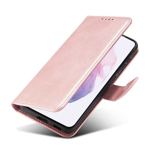 Plånboksfodral Konstskinn 4-FACK Samsung S24 Ultra - Rosenguld