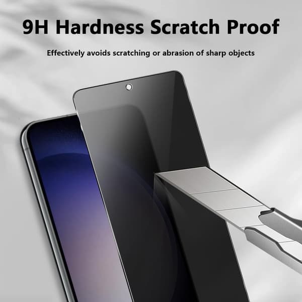 Samsung S24 Plus Privacy Härdat glas 0.26mm 2.5D 9H