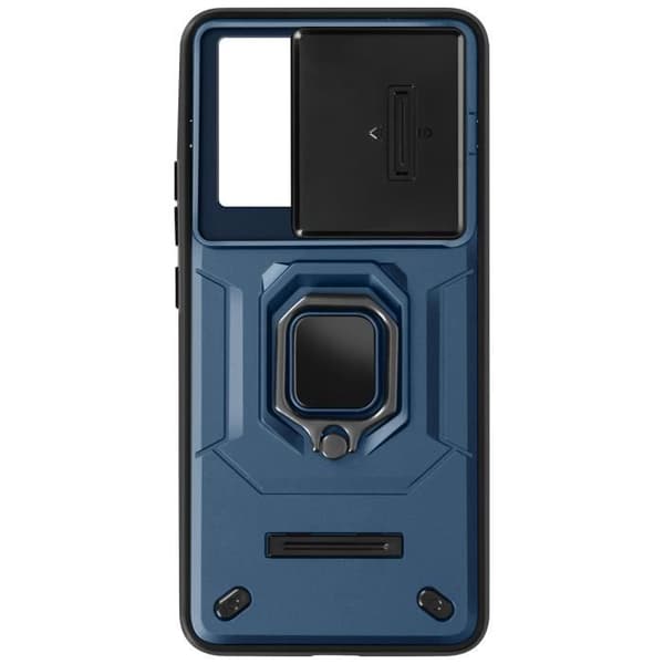 Coque - AVIZAR - Xiaomi 13T/13T Pro - Bague Stöd - Skjutbart Kameraskydd - Blå
