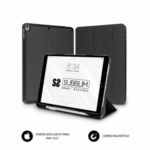 Tablet cover Subblim FUNDA TABLET IPAD 10.2'' 9/8/7 Gen BLACK Sort 10,2"