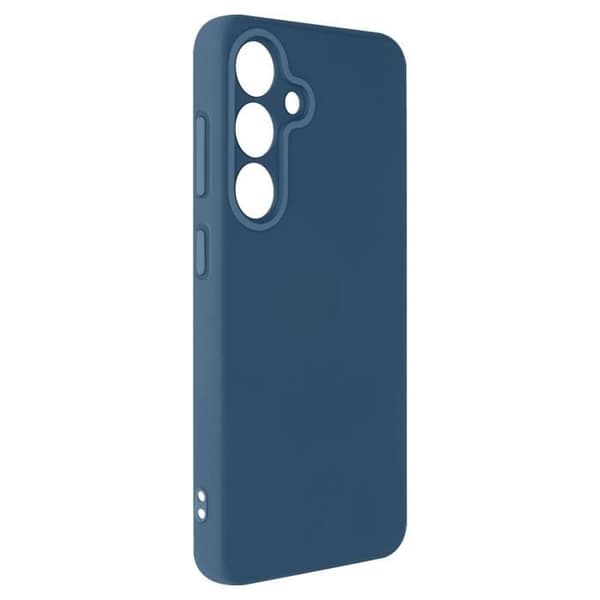 AVIZAR Skyddsfodral för Samsung Galaxy S24 - Halvstyv Soft-touch Fast Cover - Midnattsblå