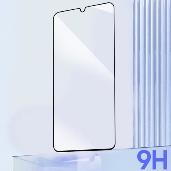 Fodral till Realme C51 - BIGBEN - Mjuk silikon - 9H hårdhet härdat glas - Transparent
