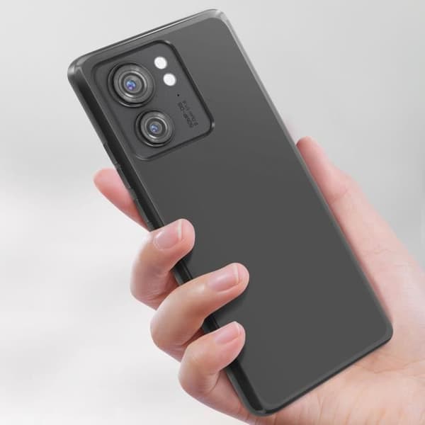 Fodral till Motorola Edge 40 - AVIZAR - Mjuk och flexibel silikon - Svart