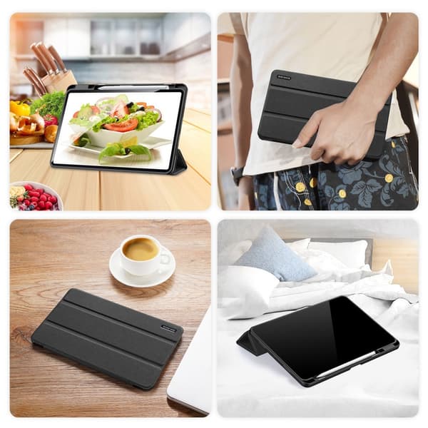 DUX DUCIS Xiaomi Pad 6 Etui Domo Series Sort