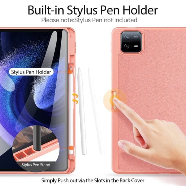 DUX DUCIS Xiaomi Pad 6 Etui Domo Series Lyserød