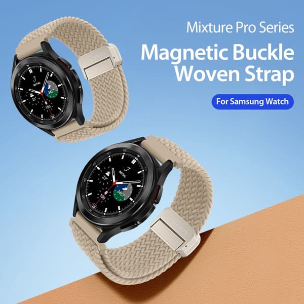 DUX DUCIS Samsung Galaxy Watch 20mm Armband Mixture Pro Series Beige