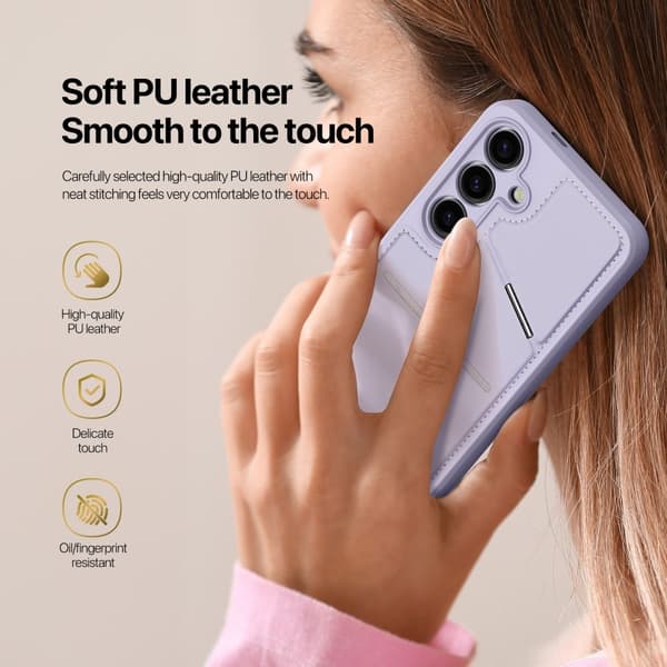 DUX DUCIS Samsung Galaxy S24 Kuori Rafi II Series MagSafe Violetti