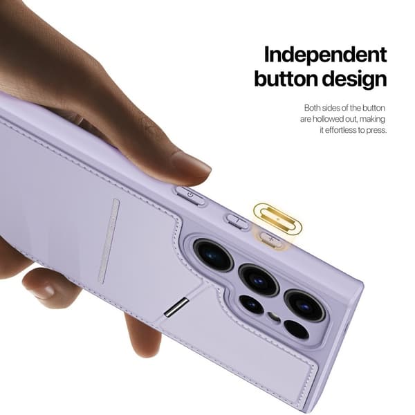 DUX DUCIS Samsung Galaxy S24 Ultra Kuori Rafi II Series MagSafe Violetti