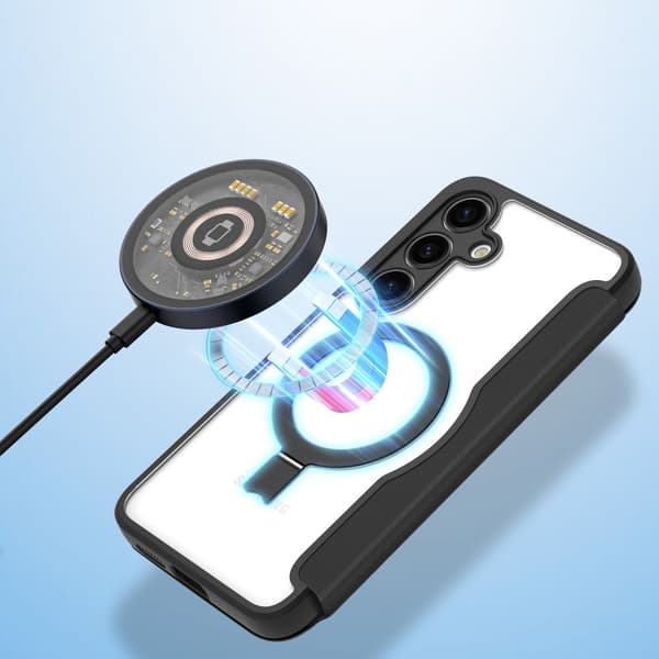DUX DUCIS Samsung Galaxy S24 Plus Fodral Skin X Pro Series Kickstand MagSafe Svart