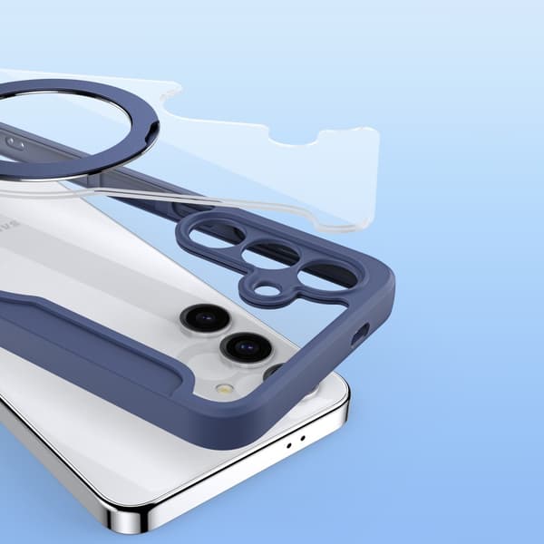 DUX DUCIS Samsung Galaxy S24 Plus Fodral Skin X Pro Series Kickstand MagSafe Blå