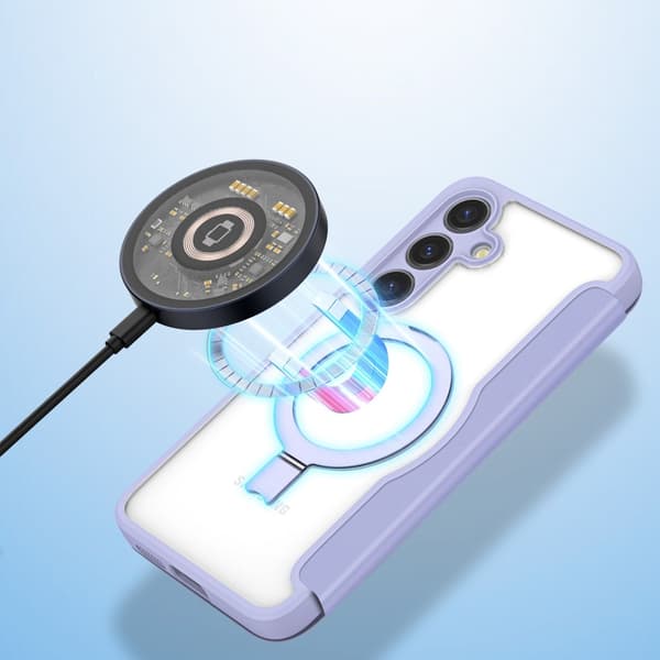 DUX DUCIS Samsung Galaxy S24 Plus Fodral Skin X Pro Series Kickstand MagSafe Lila
