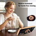 Miniatyrbild 6 av 6: Samsung S24 Elegant & Stöttåligt Skal med Ringhållare Flawless - Svart