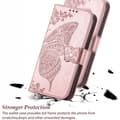 Miniatyrbillede 5 af 6: Samsung S24 Pung-etui PU-læder 4-LOMMES Motiv Sommerfugl