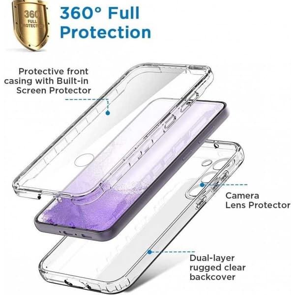 360° Heltäckande & Stötdämpande Skal för Samsung S24