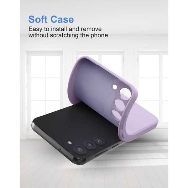 Samsung S24 Gummieret mat Shell Liquid - Lilla
