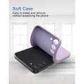 Miniatyrbillede 6 af 7: Samsung S24 Gummieret mat Shell Liquid - Lilla