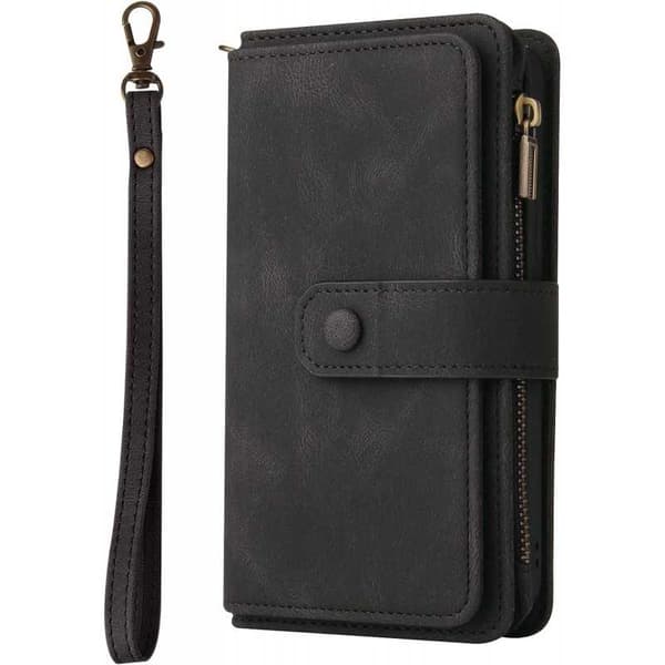 Samsung S24 Multifunktionellt Plånboksfodral Zip 13-Fack