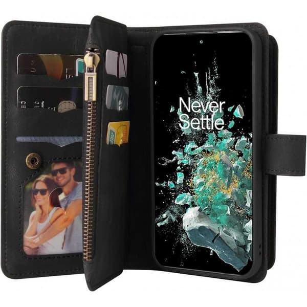 Samsung S24 Multifunktionellt Plånboksfodral Zip 13-Fack