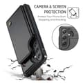Miniatyrbillede 7 af 11: CaseMe Shockproof Cover Kortholder Stander 4-rums Samsung S24 Sort