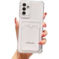 Miniatyrbillede 1 af 6: Tyndt stødsikkert mobilcover med kortslot Samsung S24