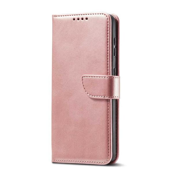 Samsung S24 Wallet Case PU-nahkainen 4-POCKET - Ruusukulta