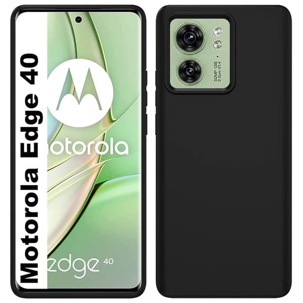 Silikondeksel Motorola Edge 40 5G  - Svart
