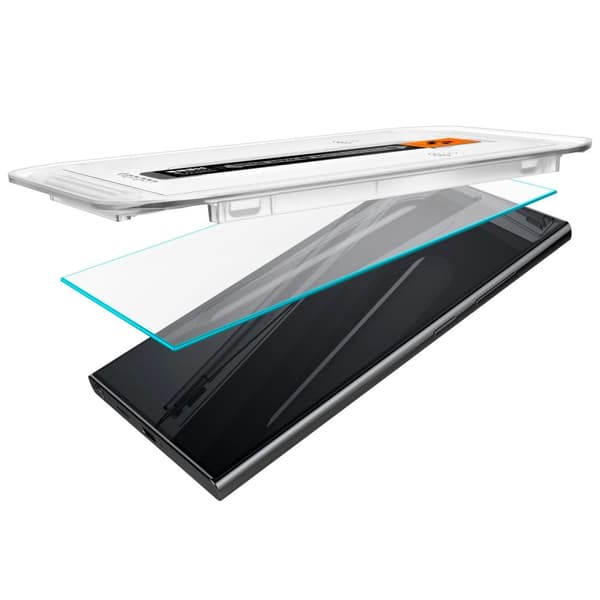 Spigen Galaxy S24 Ultra 2-PACK GLAS.tR "Ez Fit" Skärmskydd