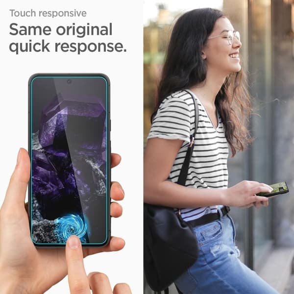 Spigen Google Pixel 8 2-PACK Skärmskydd ALM Glas.tR