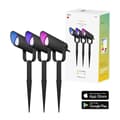 Miniatyrbild 3 av 10: Hombli Smart Utomhus Spotlight 3-pack RGB CCT Svart