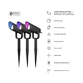 Miniatyrbild 4 av 10: Hombli Smart Utomhus Spotlight 3-pack RGB CCT Svart