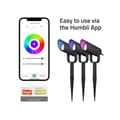 Miniatyrbild 5 av 10: Hombli Smart Utomhus Spotlight 3-pack RGB CCT Svart
