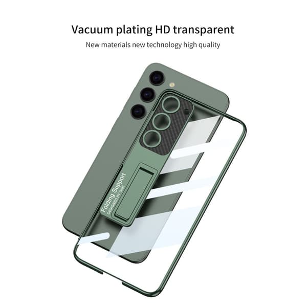 GKK Galaxy S24 Plus Skal Hybrid Kickstand Svart