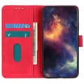 Miniatyrbild 3 av 6: KHAZNEH Galaxy A35 5G Fodral Retro Läder Röd