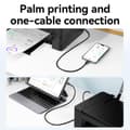 Miniatyrbild 4 av 6: JASOZ 50cm USB-C till USB Type B 2.0 Svart