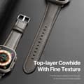 Miniatyrbild 4 av 6: DUX DUCIS Apple Watch 42/44/45/49 mm Armband Äkta Läder