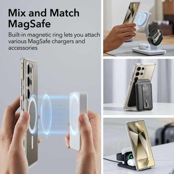 ESR Galaxy S24 Ultra Skal MagSafe CH HaloLock Transparent